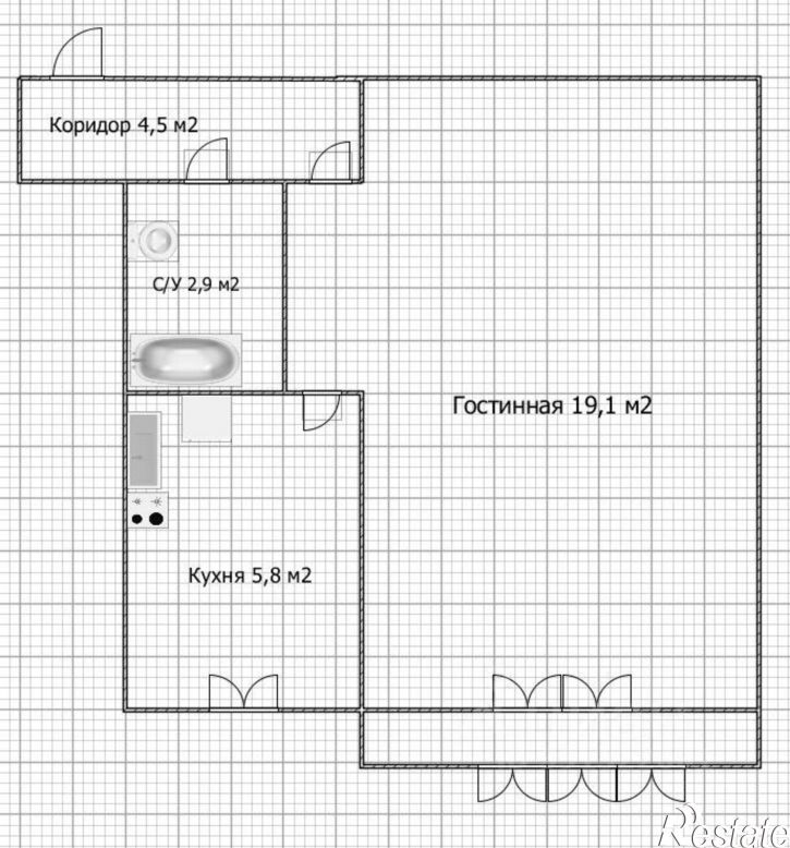 1-комн квартира ул Шафиева, 12/1,  д. 12/1