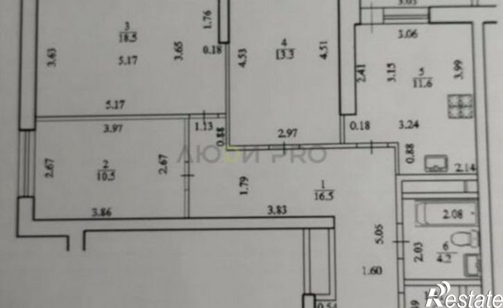 3-комн квартира ул Дмитрия Купцова, 2,  д. 2