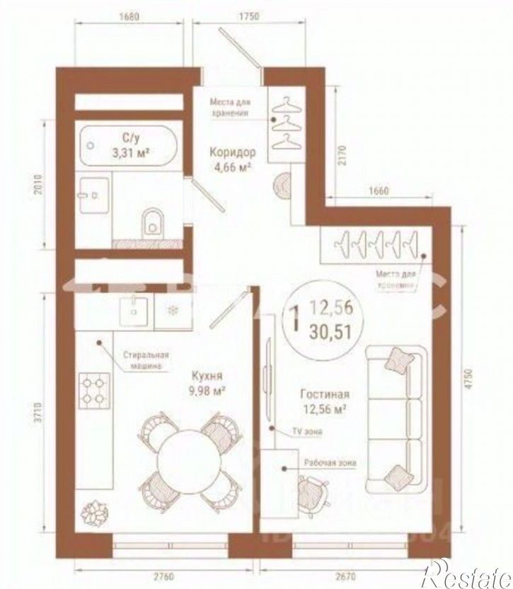 1-комн квартира ул Армавирская, 15а,  д. 15а