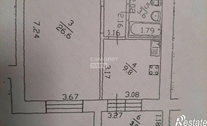 1-комн квартира ул 8 Марта, 19,  д. 19