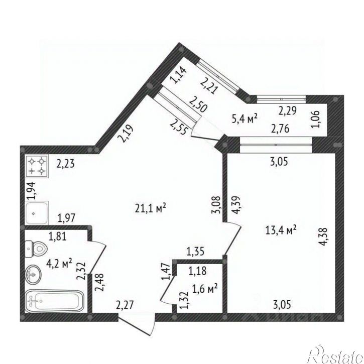 1-комн квартира ул Коммунистическая, 98/1,  д. 98/1