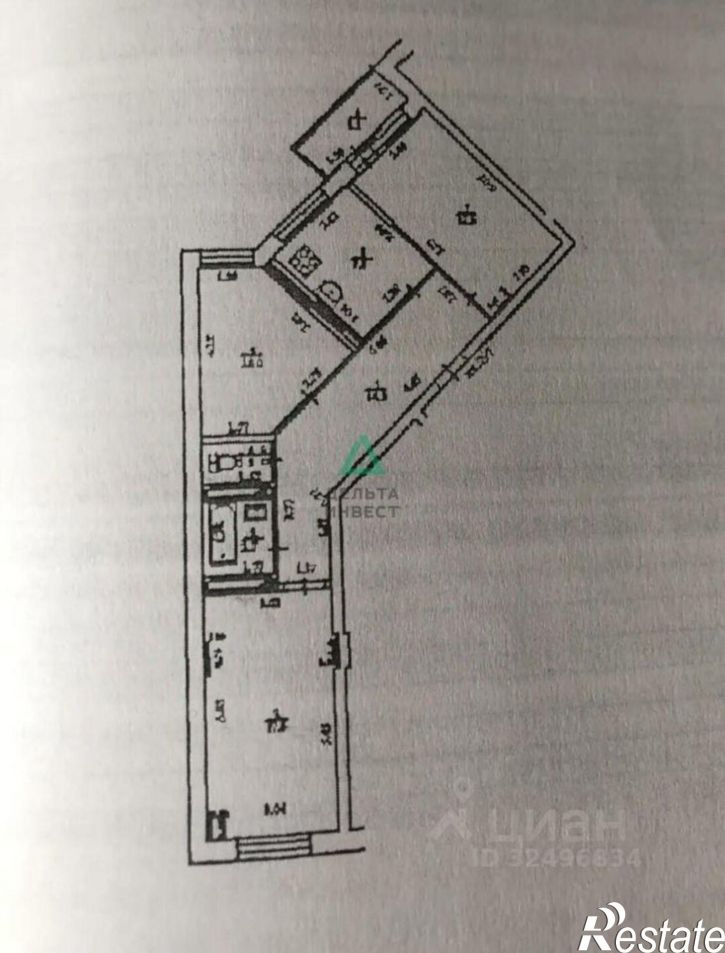 3-комн квартира ул Генерала Кусимова, 15,  д. 15