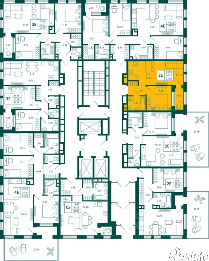 1-комн квартира в новом доме улица Авроры, 18/1,  д. 18/1