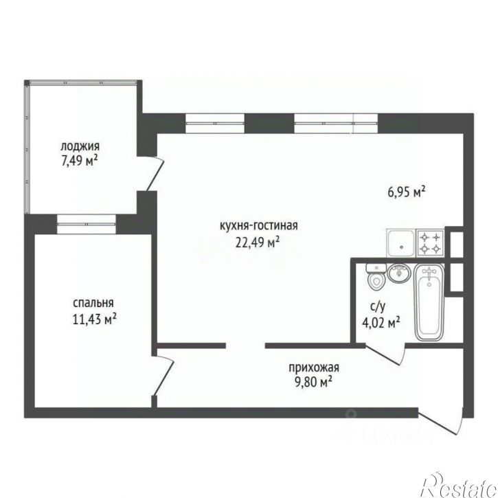 2-комн квартира ул Прибельская, 34,  д. 34