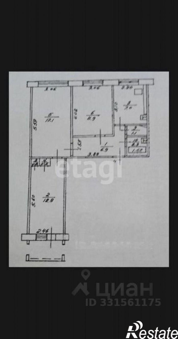 3-комн квартира ул Авроры, 25/1,  д. 25/1