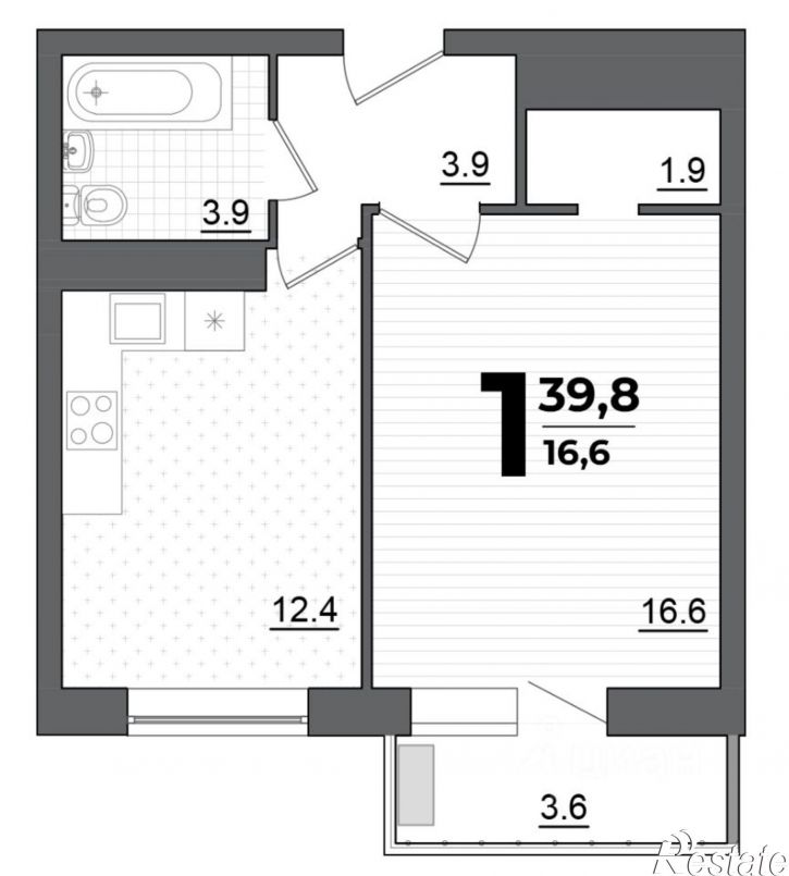 1-комн квартира ул Рихарда Зорге, 15/3,  д. 15/3