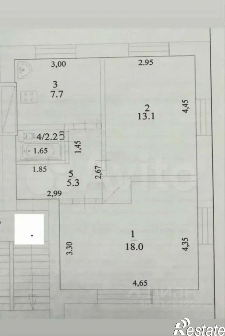 2-комн квартира ул Ивана Франко, 7,  д. 7