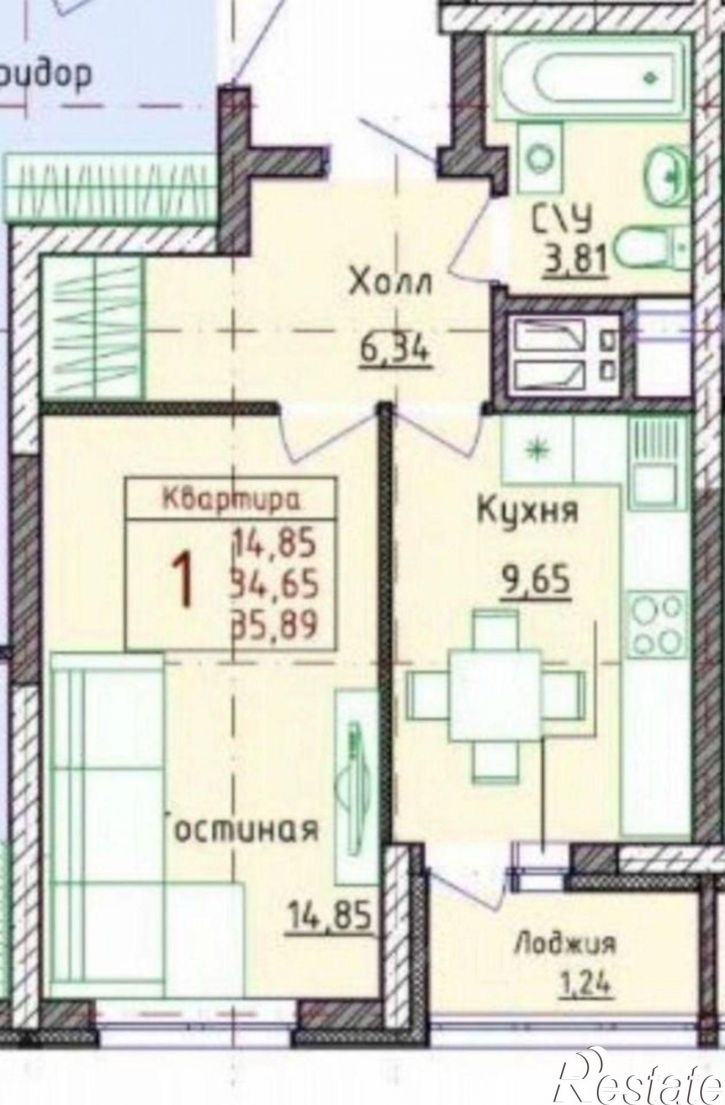 1-комн квартира ул Героя Курбангалеева, 5,  д. 5