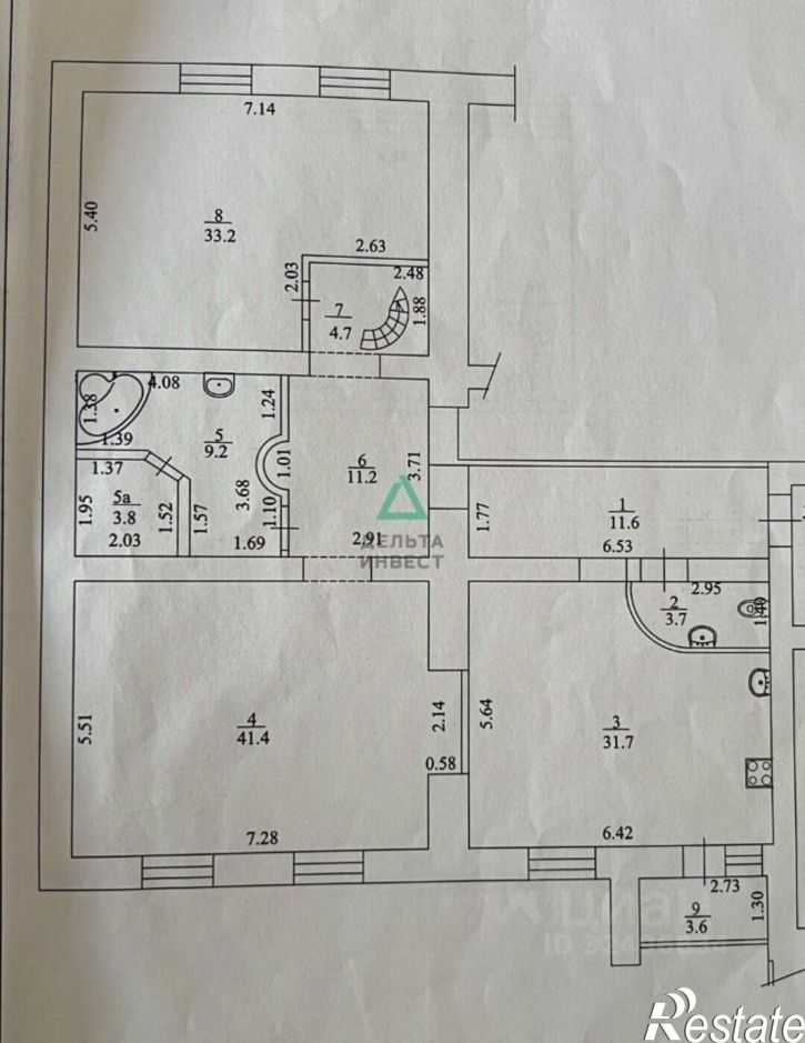 4-комн квартира ул Гафури, 54,  д. 54