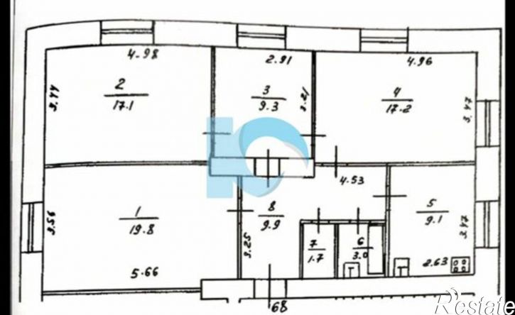 4-комн квартира ул Конституции, 13,  д. 13