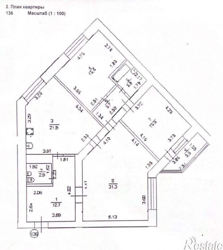 4-комн квартира ул Менделеева, 140/1,  д. 140/1