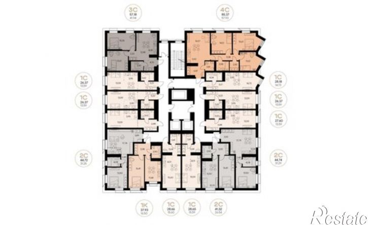 4-комн квартира в новом доме ул Бакалинская, 11,  д. 11