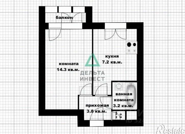 1-комн квартира ул Цюрупы, 85,  д. 85