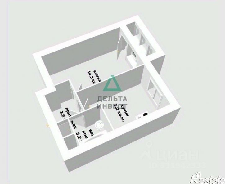 1-комн квартира ул Цюрупы, 85,  д. 85
