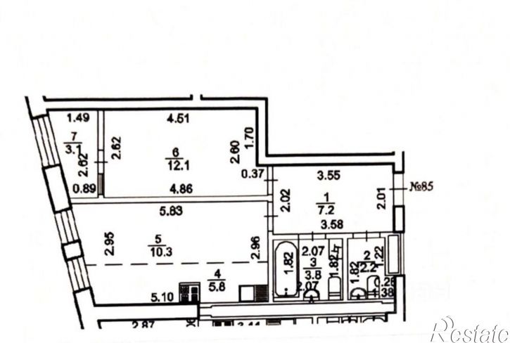 1-комн квартира ул Рихарда Зорге, 17/2,  д. 17/2