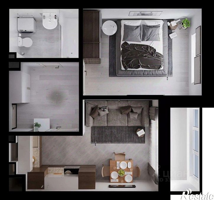 2-комн квартира ул Асхата Мирзагитова, 10/1,  д. 10/1