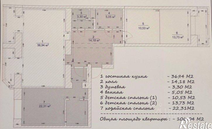3-комн квартира ул Российская, 16,  д. 16