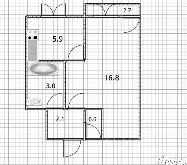 1-комн квартира ул Первомайская, 98,  д. 98