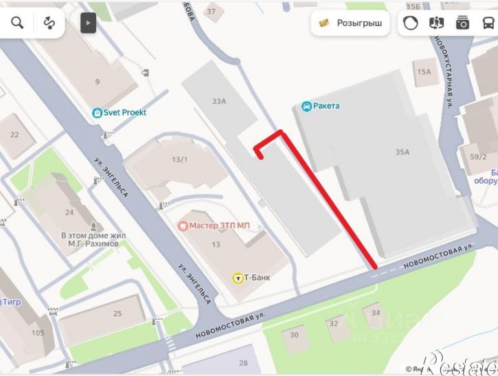 Гараж/парковка ул Энгельса, 35А,  д. 35А