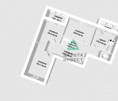 3-комн, 82кв м, этаж 3/15 ул Красноводская, 3