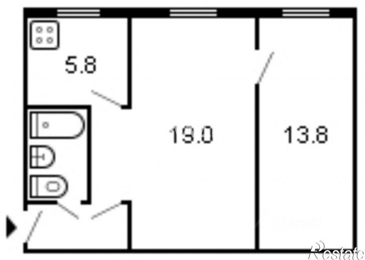 2-комн квартира пр-кт Октября, 21/3,  д. 21/3