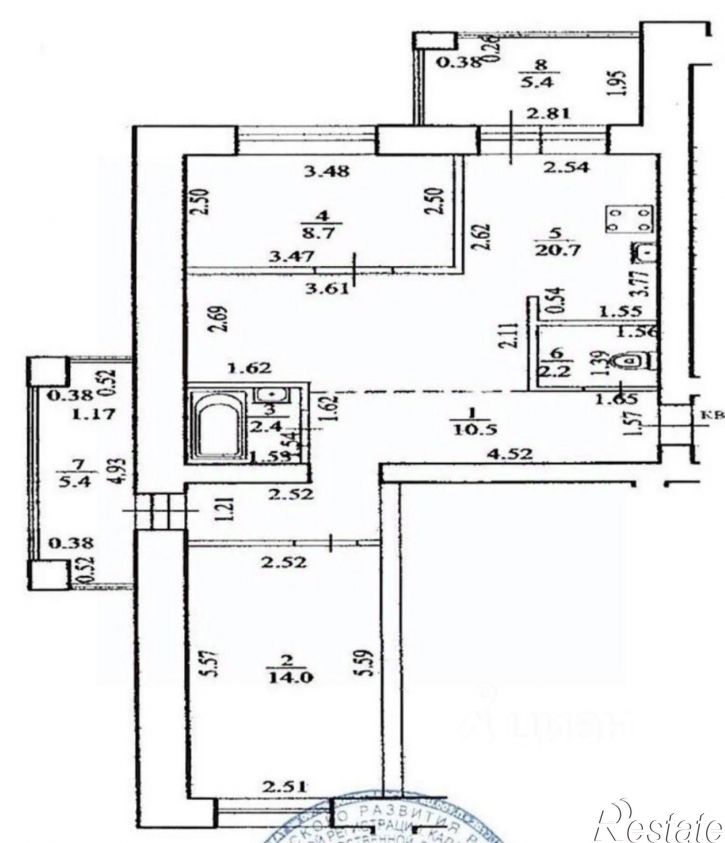 2-комн квартира ул Загира Исмагилова, 19,  д. 19