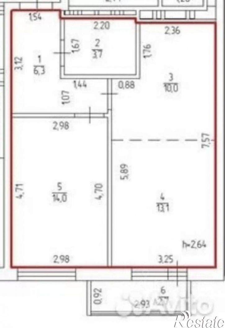 2-комн квартира ул Софьи Перовской, 24а,  д. 24а