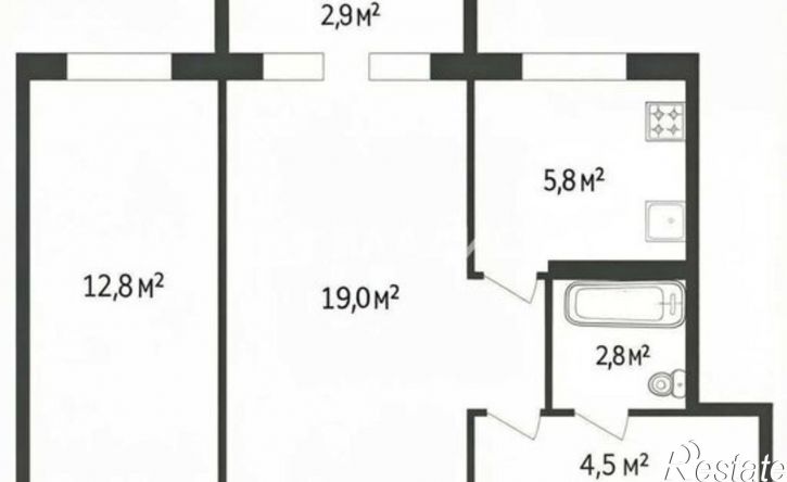 2-комн квартира ул Богдана Хмельницкого, 132,  д. 132