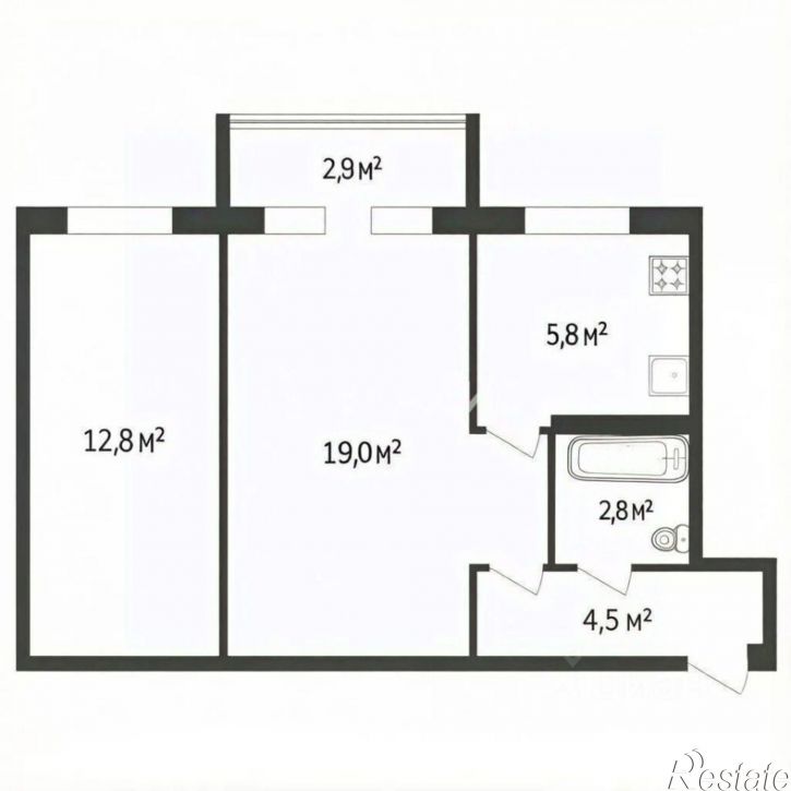 2-комн квартира ул Богдана Хмельницкого, 132,  д. 132
