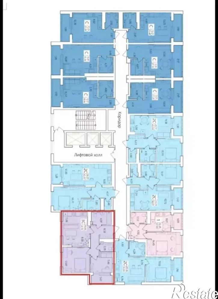 3-комн квартира в новом доме ул Пожарского, 241,  д. 241