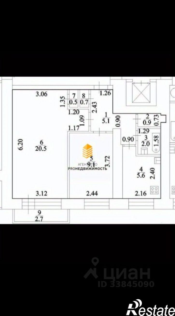 2-комн квартира ул Цюрупы, 84,  д. 84