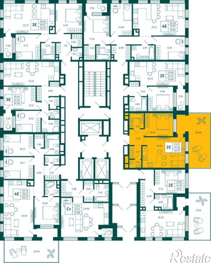 1-комн квартира в новом доме улица Авроры, 18/1,  д. 18/1