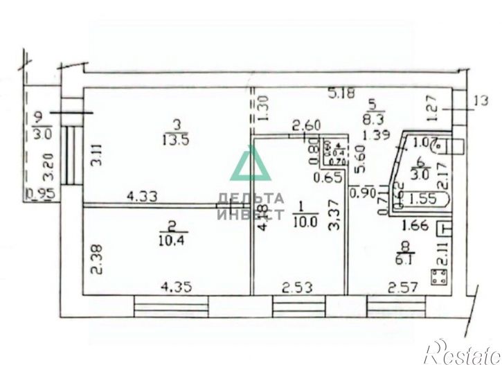 3-комн квартира ул Правды, 31/1,  д. 31/1