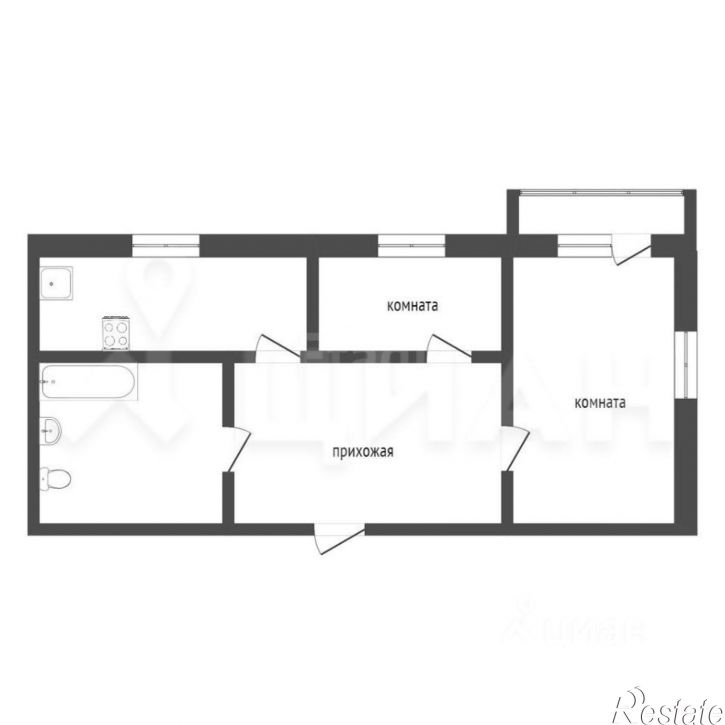 2-комн квартира ул Академика Королева, 10,  д. 10