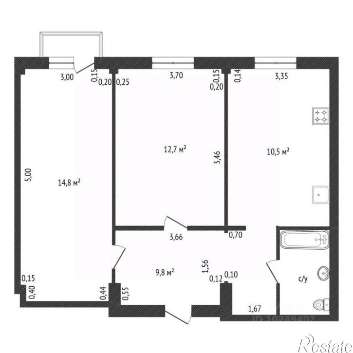 2-комн квартира ул Первомайская, 29,  д. 29