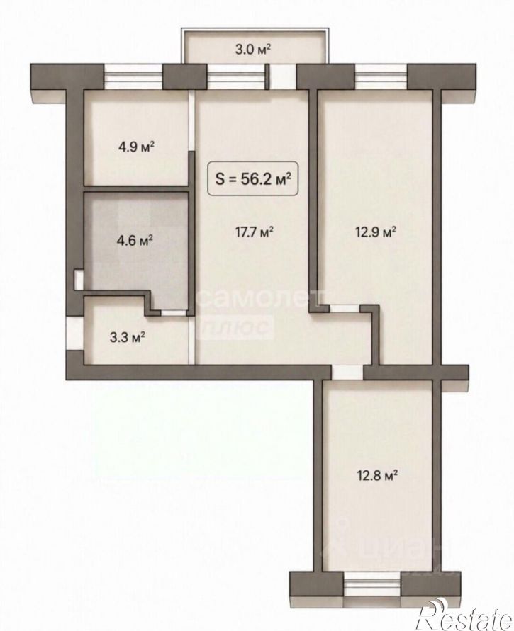 3-комн квартира ул Салавата, 19/1,  д. 19/1