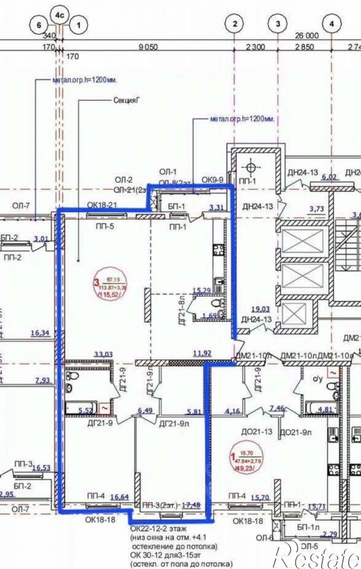3-комн квартира ул Менделеева, 152/4,  д. 152/4