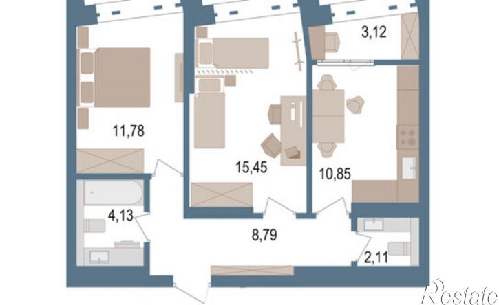 2-комн квартира ул Пархоменко, 156д,  д. 156д