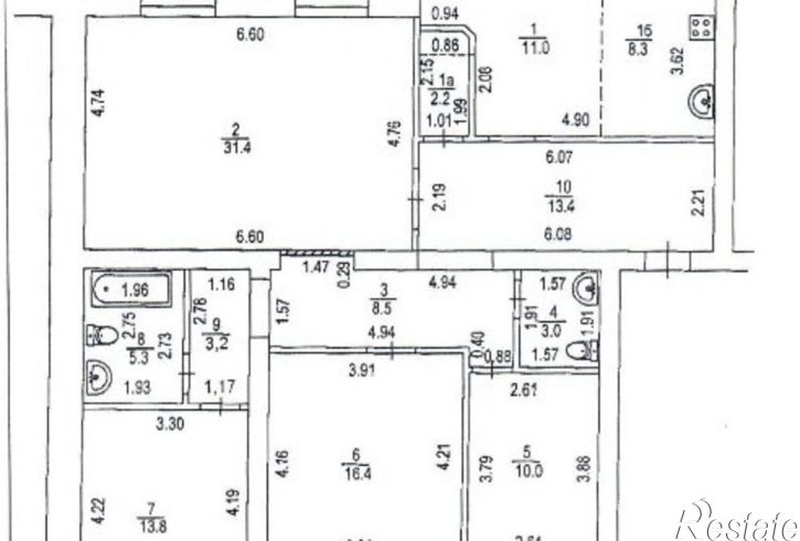 5-комн квартира ул Мингажева, 121/2,  д. 121/2