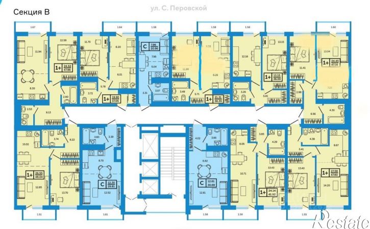 2-комн квартира ул Софьи Перовской, 24а,  д. 24а