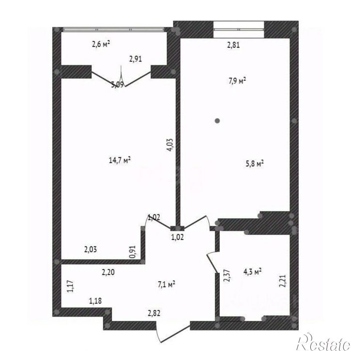 2-комн квартира ул Гафури, 73,  д. 73