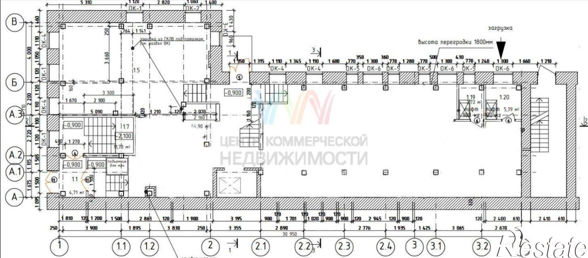 Сдать офис, помещение под офис за 122 633 рублей на ул Коммунистическая, 37
