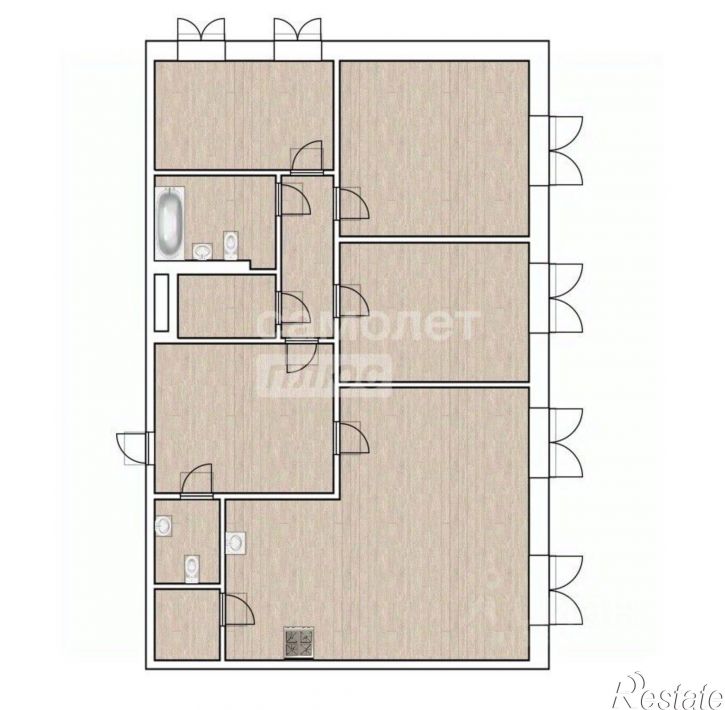 4-комн квартира ул Пирогова, 5,  д. 5