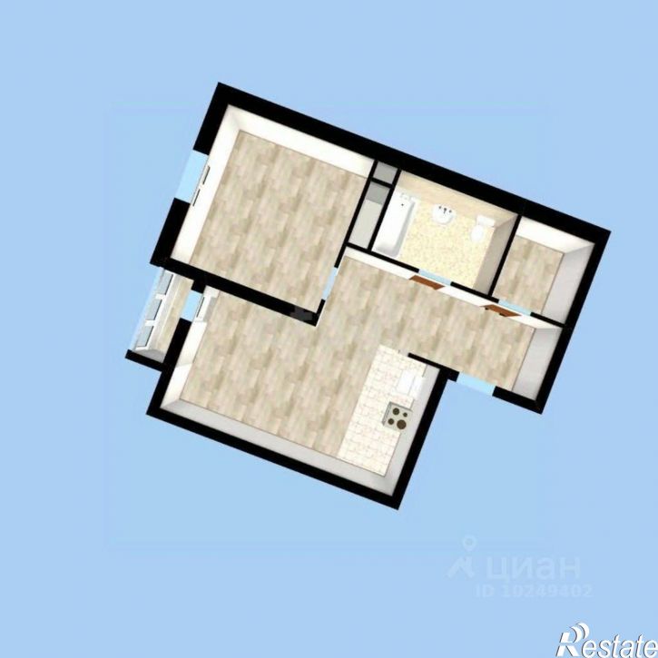 2-комн квартира ул Энтузиастов, 15,  д. 15