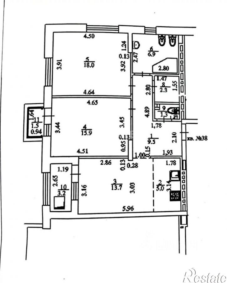 3-комн квартира ул Гоголя, 21/2,  д. 21/2