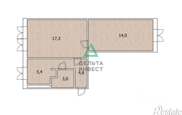 2-комн квартира ул Степана Халтурина, 53/2,  д. 53/2