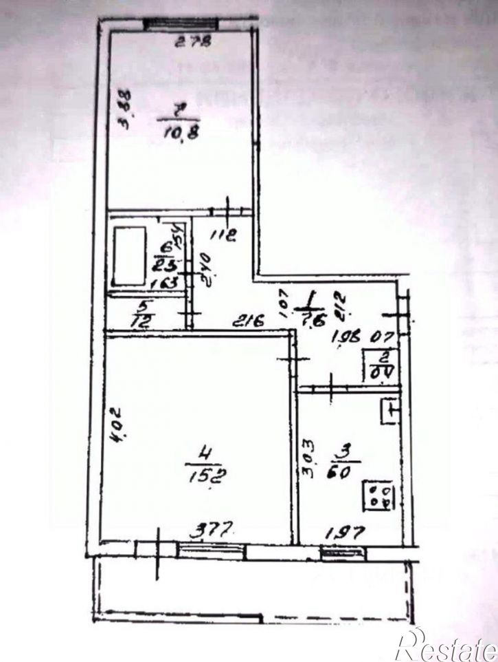 2-комн квартира ул Борисоглебская, 21/1,  д. 21/1