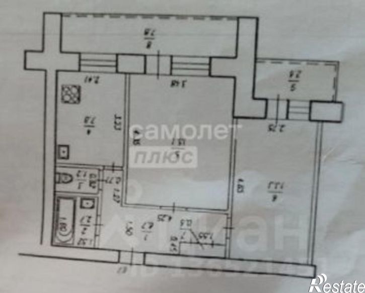 2-комн квартира ул Мира, 3,  д. 3