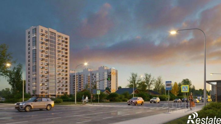 3-комн квартира в новом доме ул Шмидта, 2в,  д. 2в