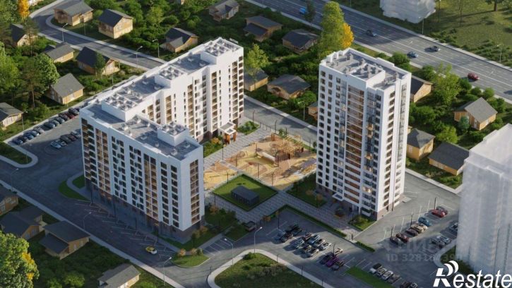3-комн квартира в новом доме ул Шмидта, 2в,  д. 2в
